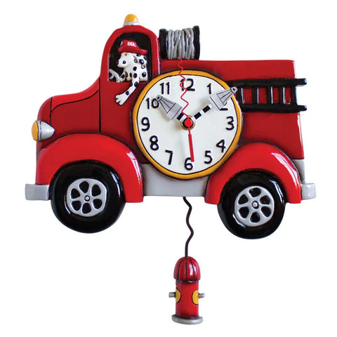 Clock "Big Red" Firetruck