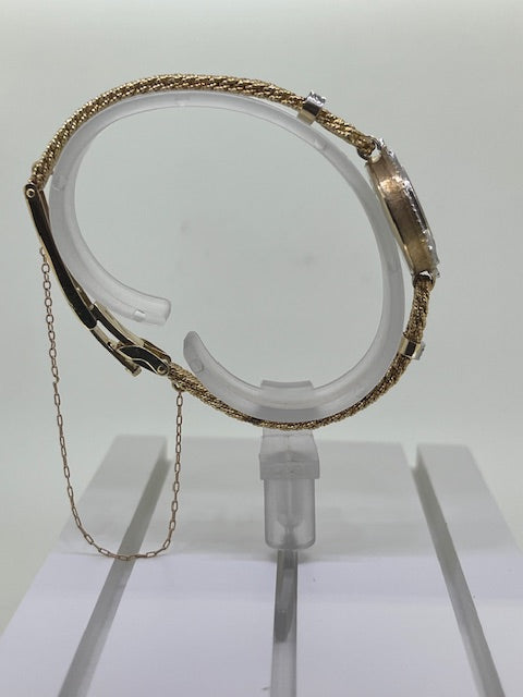 Lucien Piccard 14K Gold + Diamond Women's Watch