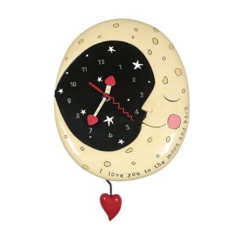 Clock "I Love You to the Moon and Back"