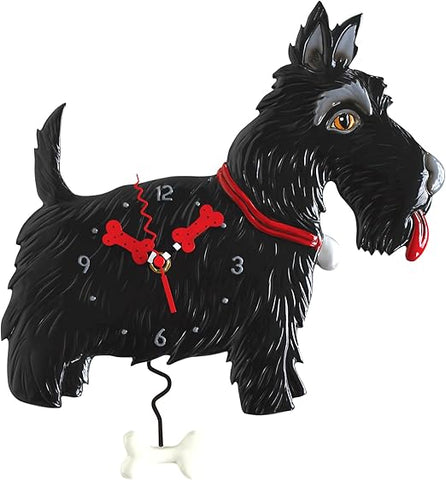 Clock "Scottie" Dog