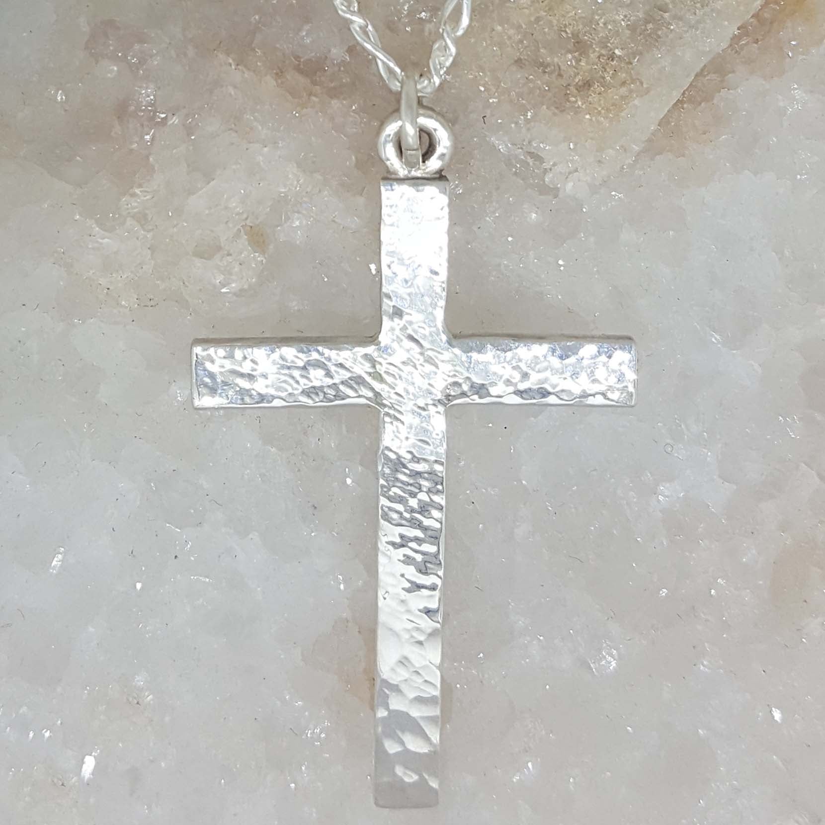 Sterling Silver Cross Pendant - Walker & Hall