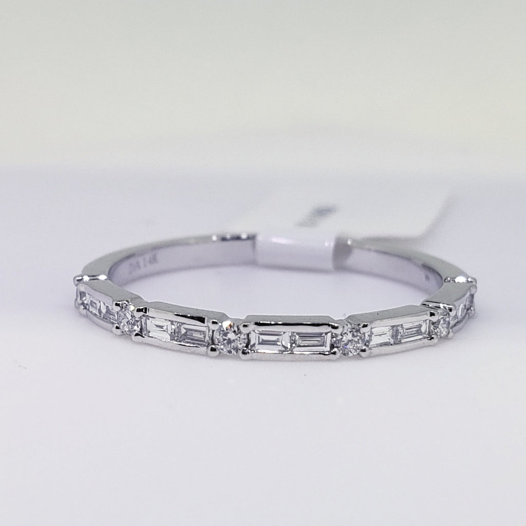 14K White Gold Diamond Ring .23DTW