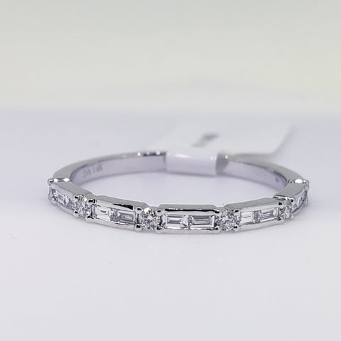 14K White Gold Diamond Ring .23DTW