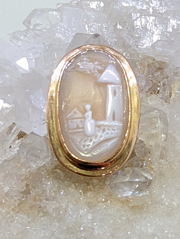 Vintage Cameo Pin