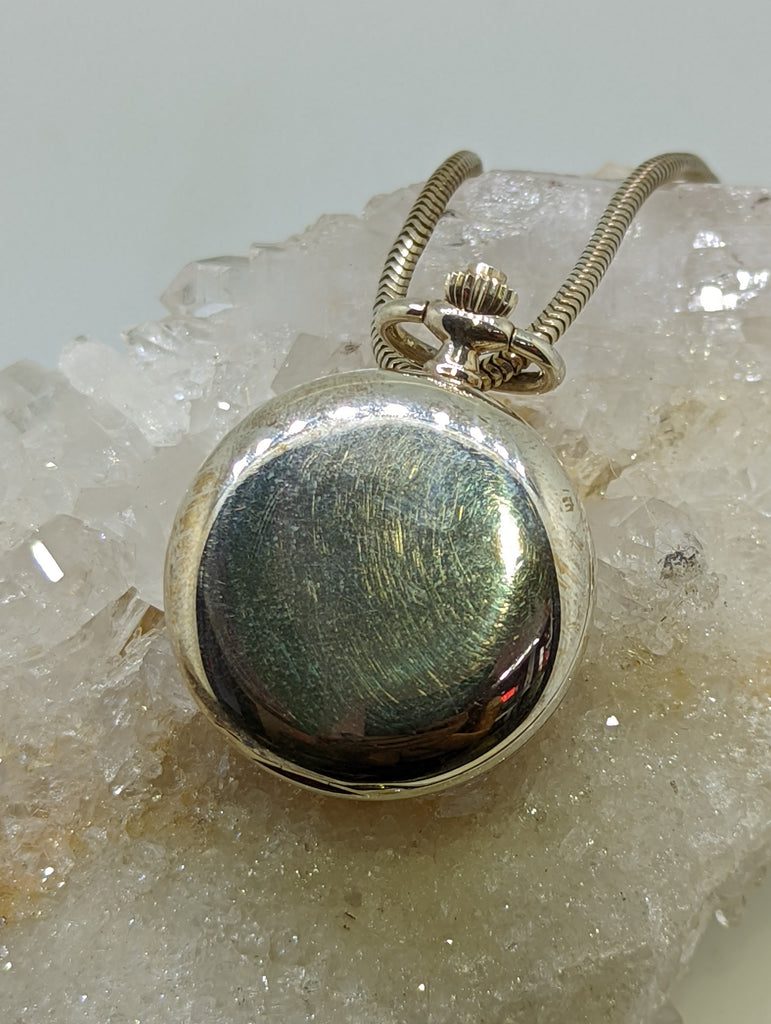 Vintage Sterling Silver Tiffany Pendant Pocket Watch