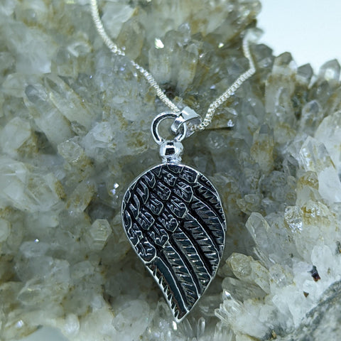 Sterling Silver Wing Necklace