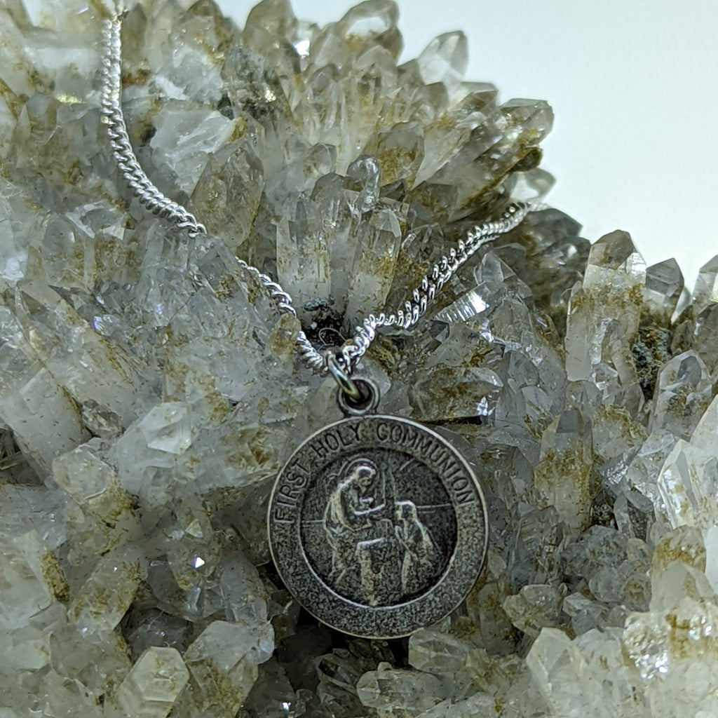 First Communion Coin Necklace