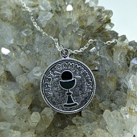 First Communion Coin Necklace