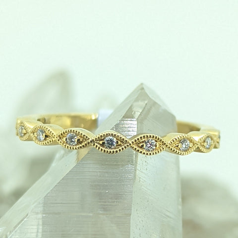 14K Yellow old Wedding Band