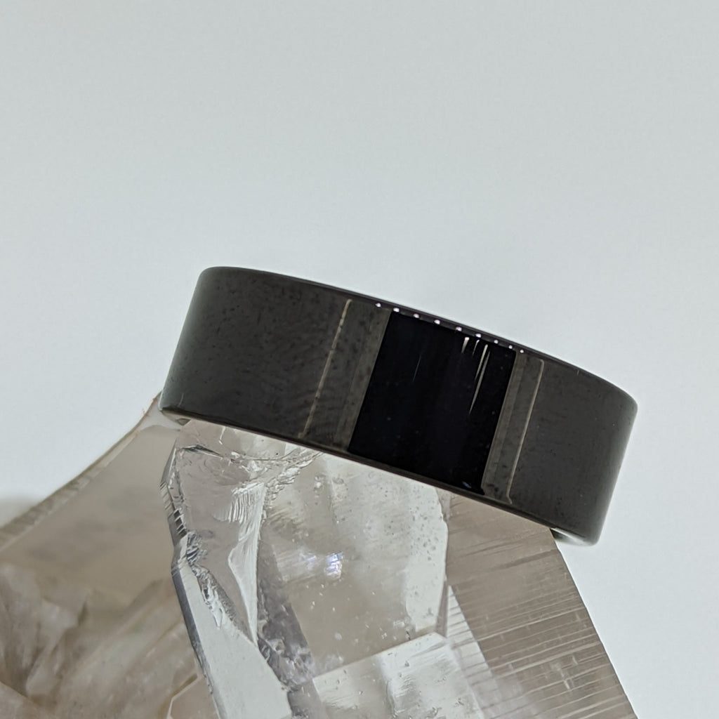 Pipe Cut Black Tungsten