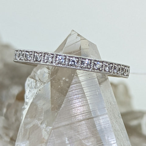 14K White Gold Ring