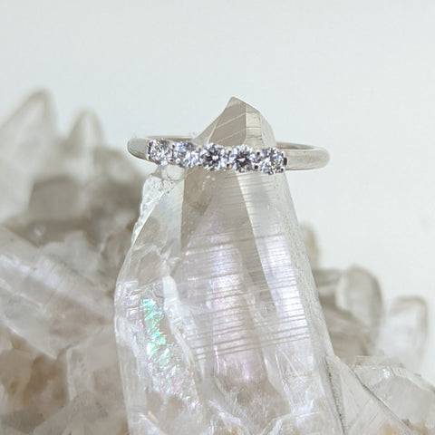 14K White Gold Diamond Ring