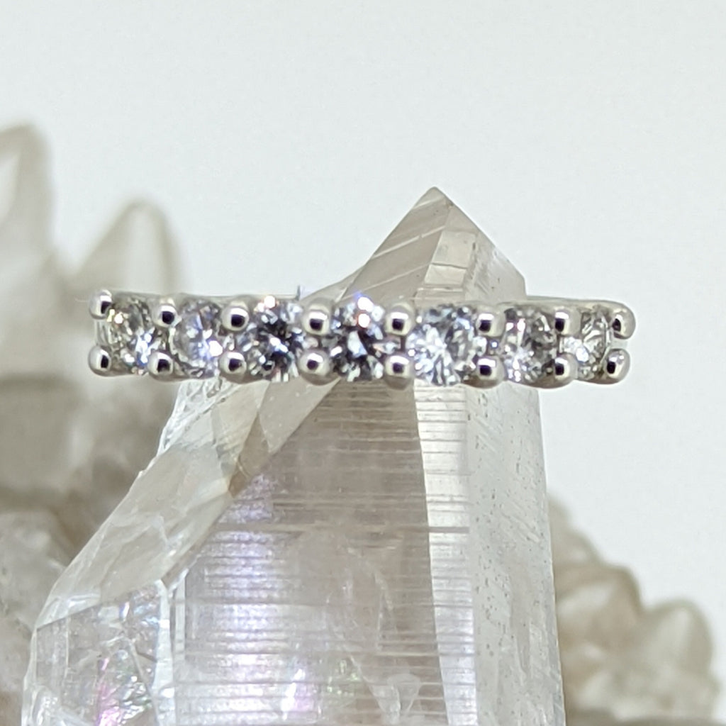 14K White Gold Diamond Ring
