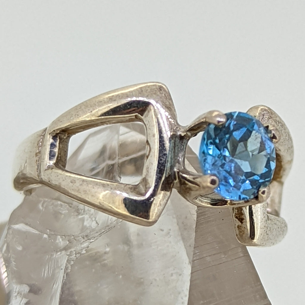 Sterling Silver Blue Topaz Ring