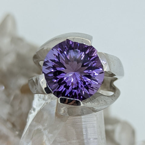 Sterling Silver Amethyst Ring