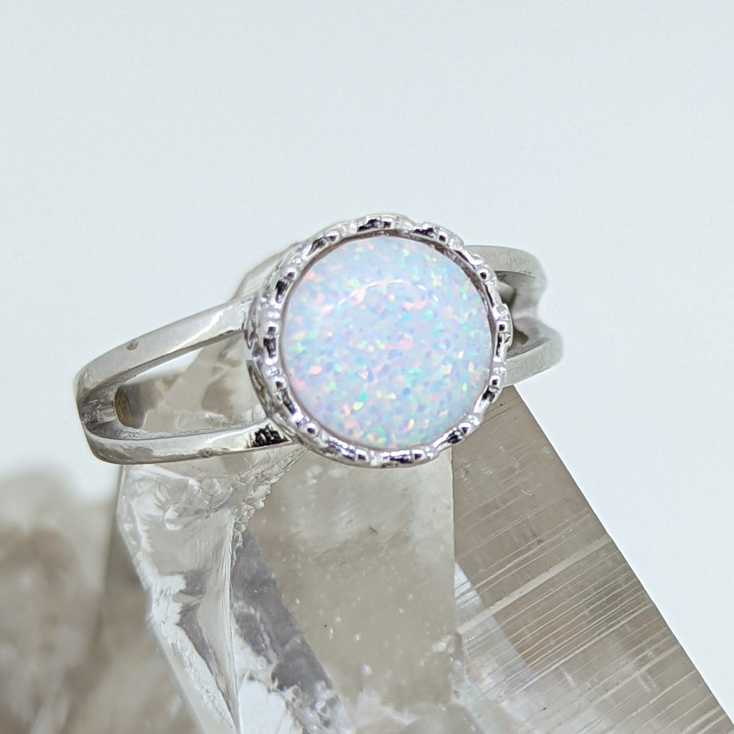 4 Pieces 4mm Black Opal Silver Ring Classic 925 Silver Opal Jewelry 100%  Natural Opal Ring for Daily Wear - AliExpress