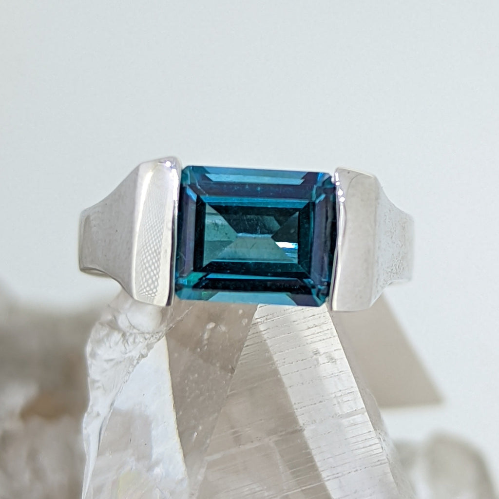Sterling Silve Blue Topaz Ring