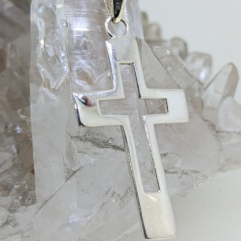 Sterling Silver Cross Necklace