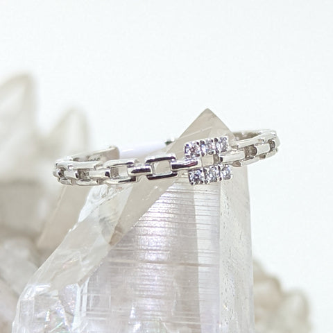 14K White Gold Diamond Ring