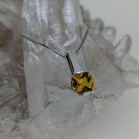 November Birthstone Necklace (Citrine)