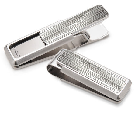 Money Clip - Etched Wood Grain