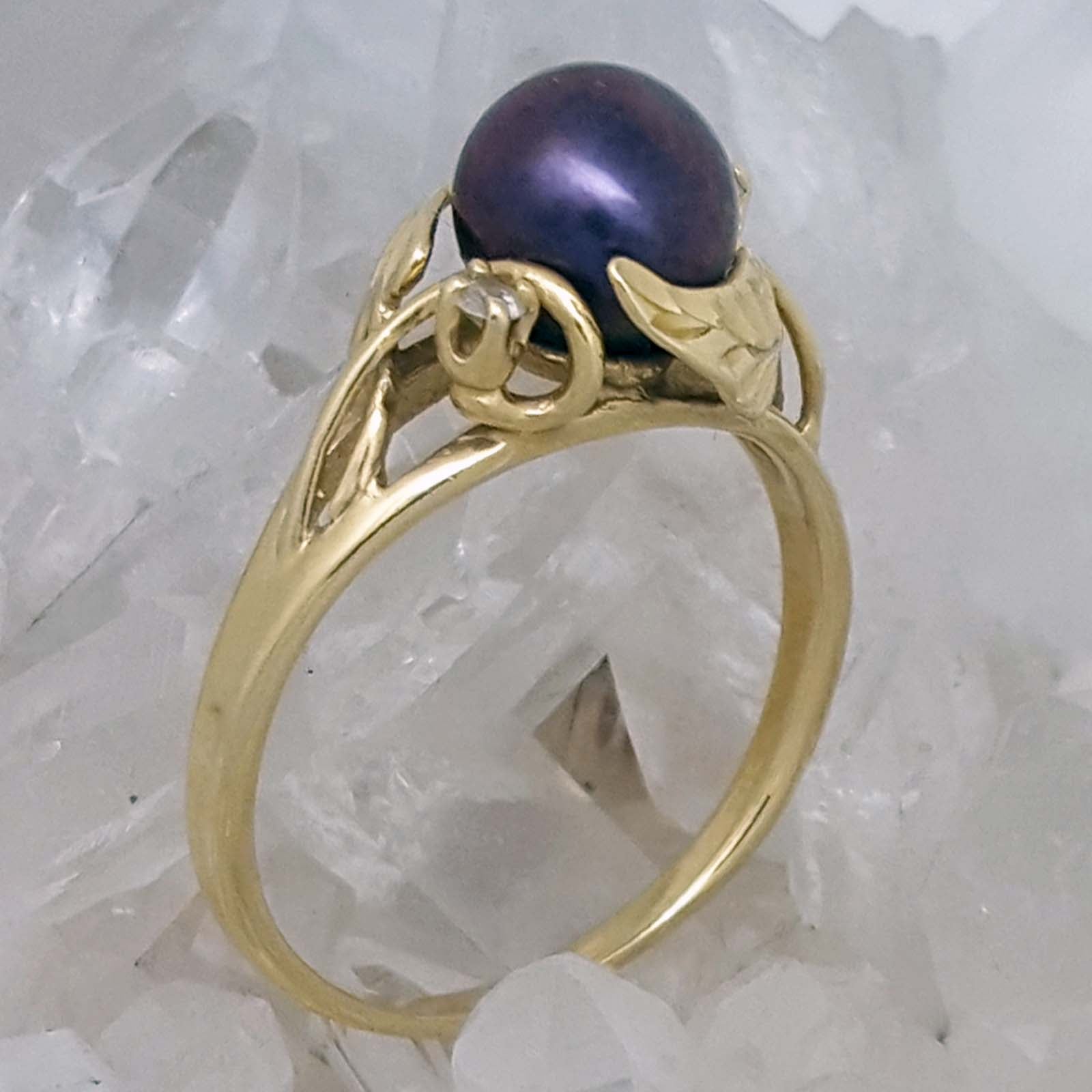 Modern Vintage 14K Yellow Gold 3.0 Carat Blue Sapphire Solitaire Ring  R102-14KYGBS | Caravaggio Jewelry