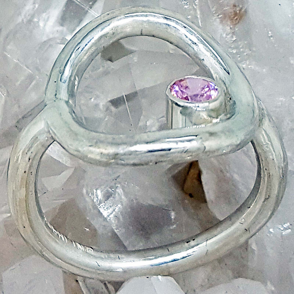 Sterling Silver Ring set with an October Birthstone